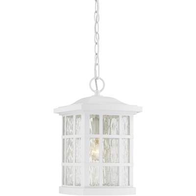 Quoizel Stonington Outdoor Pendant in Fresco