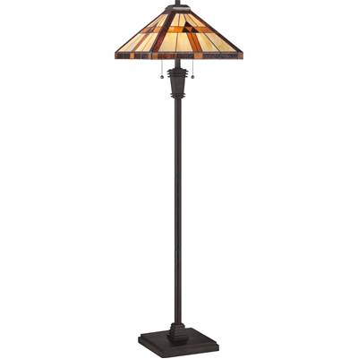 Quoizel Bryant Tiffany Floor Lamp - 17'' Square