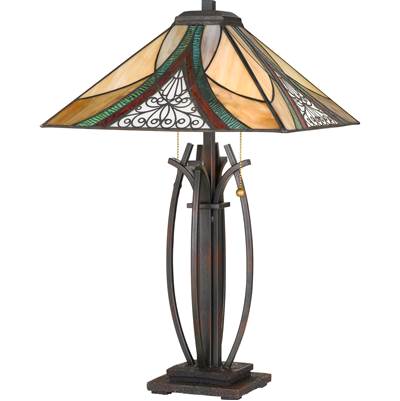 Quoizel Orleans 1 Light Resin Table Lamp - 16" Sq