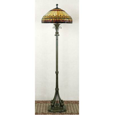 Quoizel West End Floor Lamp - 18'' Diameter in Brushed Bullion