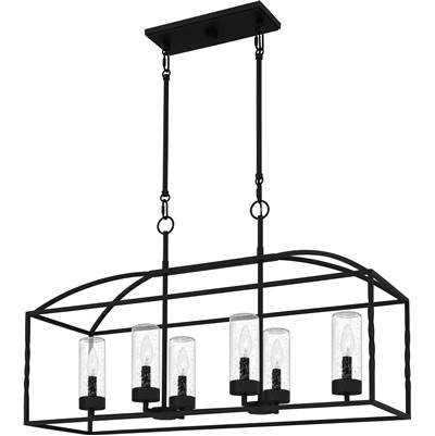 Quoizel Thatcher 6-Light Outdoor Chandelier in Earth