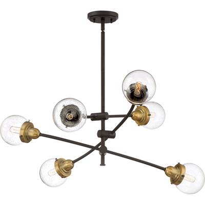 Quoizel Trance 6-Light Chandelier in Western Bronze
