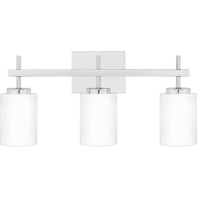 Quoizel Wilburn 3-Light Vanity in Polished Chrome
