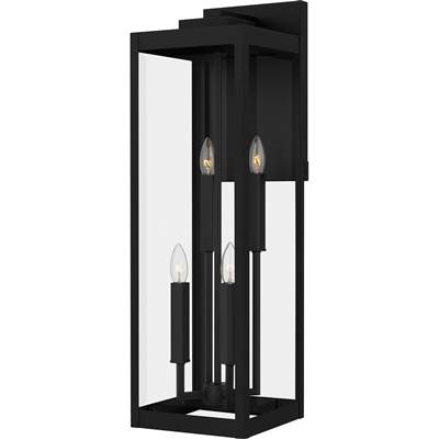 Quoizel Westover 4-Light Wall Lantern in Earth Black