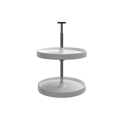 Rev-A-Shelf Value Line 18" Full Circle 2-Shelf Lazy Susan - Corner Wall Cabinet