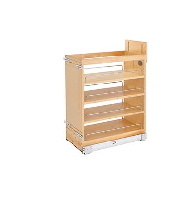 Rev-A-Shelf Wood Classics Base Cabinet Pull-Out Organizer for 11" Cabinet - Soft Close in Maple