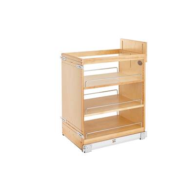 Rev-A-Shelf Wood Classics Base Cabinet Pull-Out Organizer for 14" Cabinet - Soft Close in Maple
