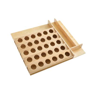 Rev-A-Shelf Wood Classics K-Cup Drawer Insert Organizer in Maple Wood