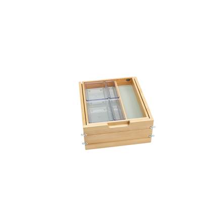 Rev-A-Shelf Wood Classics Two-Tier Drawer Organizer