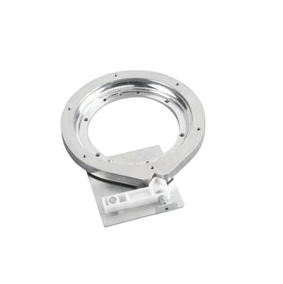Rev-A-Shelf Wood Classics 7" D-Shape Swivel Bearing in Aluminum