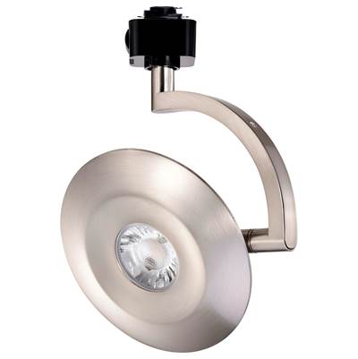 Satco Orb Track Head - 12W - 3-Color Tunable - 24° in Brushed Nickel