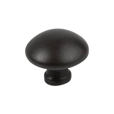 Schaub and Company Garda Round Knob - 1.5 inch in Black Bronze