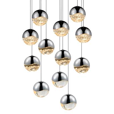 Sonneman Grapes Pendant - 12-Light Round - Large
