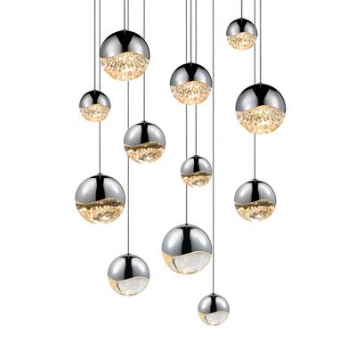 Sonneman Grapes Pendant - 12-Light Round - Assorted