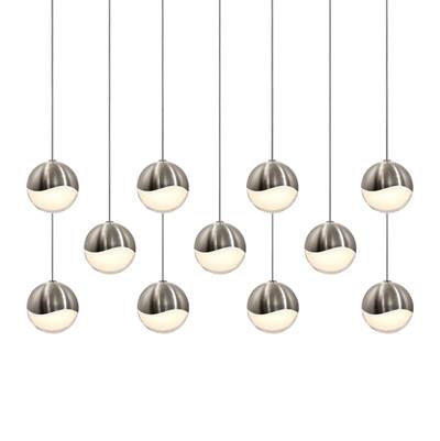 Sonneman Grapes 11-Light Rectangle LED Pendant - Medium