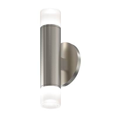 Sonneman ALC Wall Sconce - Two-Light - 2" - Etched Glass Trims - 25 Degrees Flood Lenses