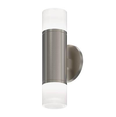 Sonneman ALC Wall Sconce - Two-Light - 3" - Etched Glass Trims - 25 Degrees Flood Lenses
