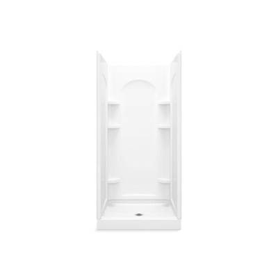 Sterling Plumbing Ensemble™ Curve Shower System Kit - 36" x 34" - Center Drain in Vikrell