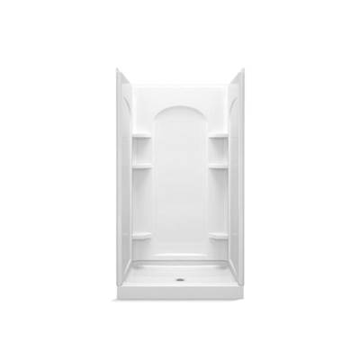 Sterling Plumbing Ensemble™ Curve Shower System Kit - 42" x 34" - Center Drain in Vikrell