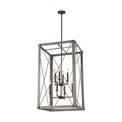 Visual Comfort Studio Collection Thornwood Eight-Light Pendant - Large