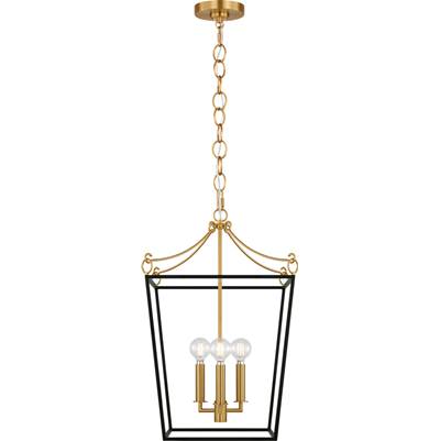 Visual Comfort Studio Collection Carlyle 14-Light Lantern in Matte Black