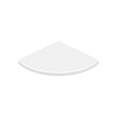 Swan ES-8 Aerie Corner Shelf in White