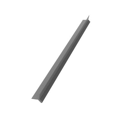 Swan Corner Trim Kit - 96 in. with PVC Top in Ash Gray