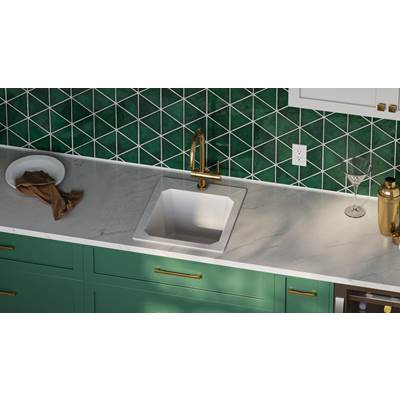 Swan Veritek 17 x 20 Dual Mount Single-Bowl Utility Sink in White