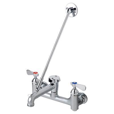 Symmons Symmetrix Wall-Mounted Service Sink Faucet - Mid Arc Spout - 10.56 GPM