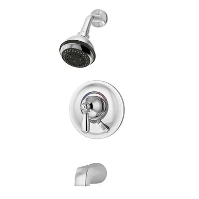Symmons Allura Tub and Shower Trim - Single Handle 3-Spray - 1.5 GPM in Polished Chrome