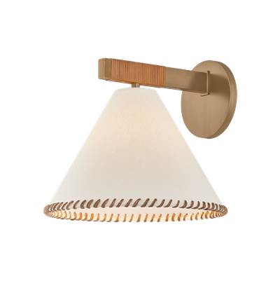 Troy Lighting Stoney Wall Sconce in Polished Brass