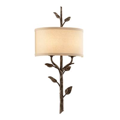 Troy Lighting Almont Wall Sconce in Hand Worked Bronze
