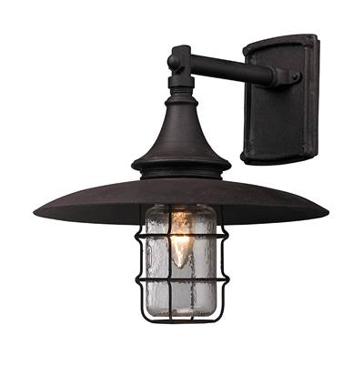 Troy Lighting Allegheny Wall Sconce in Hand Worked Bronze