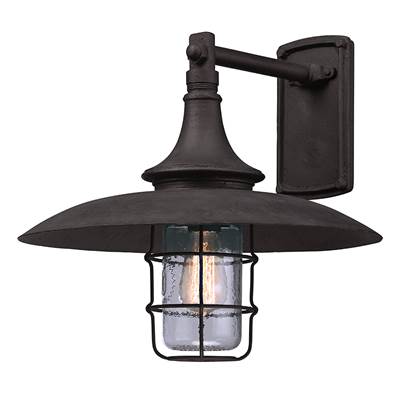 Troy Lighting Allegheny Wall Sconce in Hand Worked Bronze