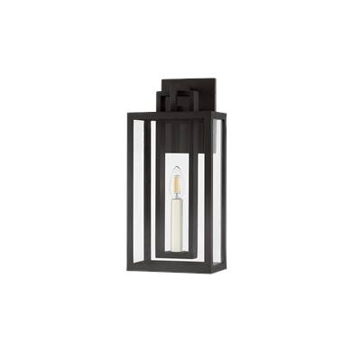 Troy Lighting Amire Exterior Wall Sconce in Textured Black