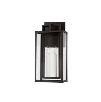 Troy Lighting Amire Exterior Wall Sconce in Textured Black
