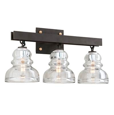 Troy Lighting Menlo Park 3-Light Vanity Light in Bronze