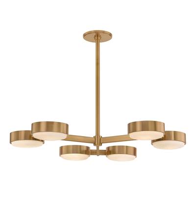 Troy Lighting Rory Semi-Flush Mount in Polished Brass