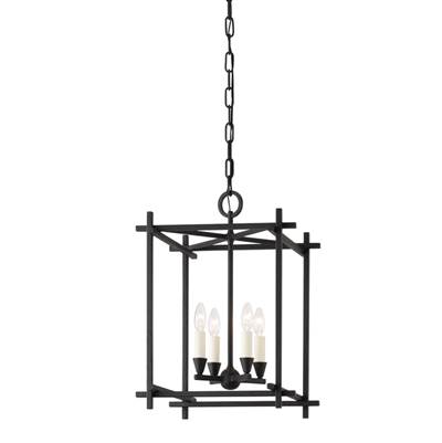 Troy Huck Cage Pendant in Blacksmith Iron