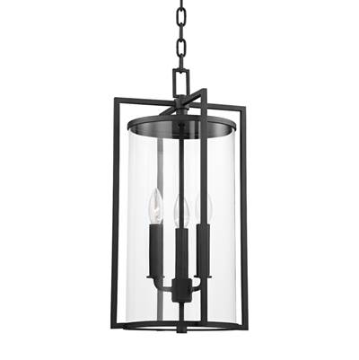 Troy Lighting Percy 1-Light Lantern in Matte Black