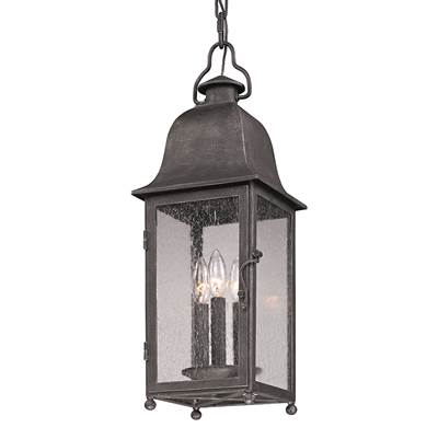 Troy Lighting Larchmont Lantern in Vibrant Bronze Zafire