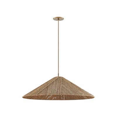 Troy Lighting Ahrens Pendant in Natural Woven