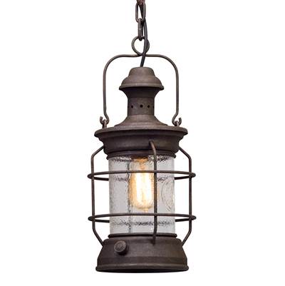 Troy Lighting Atkins Lantern in Heritage Bronze Zafire