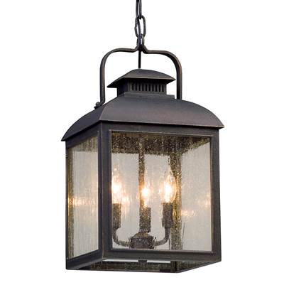 Troy Lighting Chamberlain Lantern in Vibrant Bronze Zafire