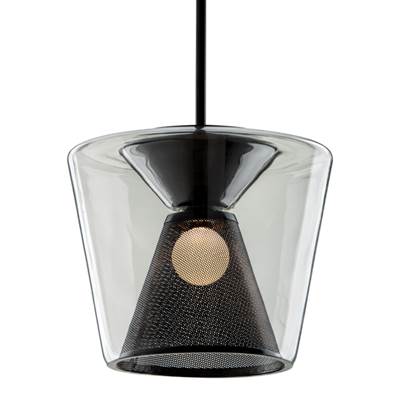 Troy Lighting Berlin Pendant in Hand Worked Iron