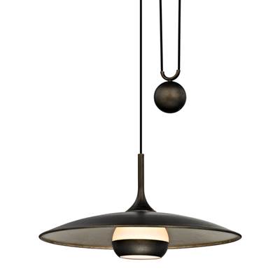 Troy Lighting Alchemy Pendant in Hand Worked Iron