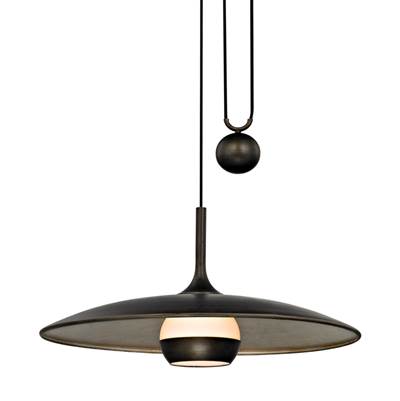 Troy Lighting Alchemy Pendant in Hand Worked Iron