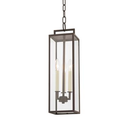 Troy Lighting Beckham Lantern in Textured Black Zafire