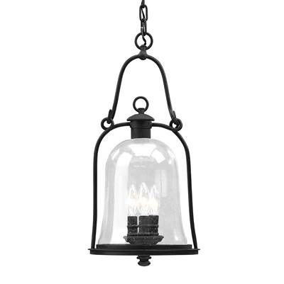 Troy Lighting Owings Mill Lantern in Textured Black