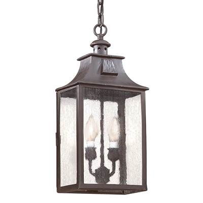Troy Lighting Newton Lantern in Sterling Finished Bronze